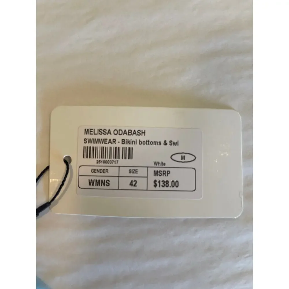 NWT: Melissa Odabash Venezuela Bottom in Crochet White Size 6